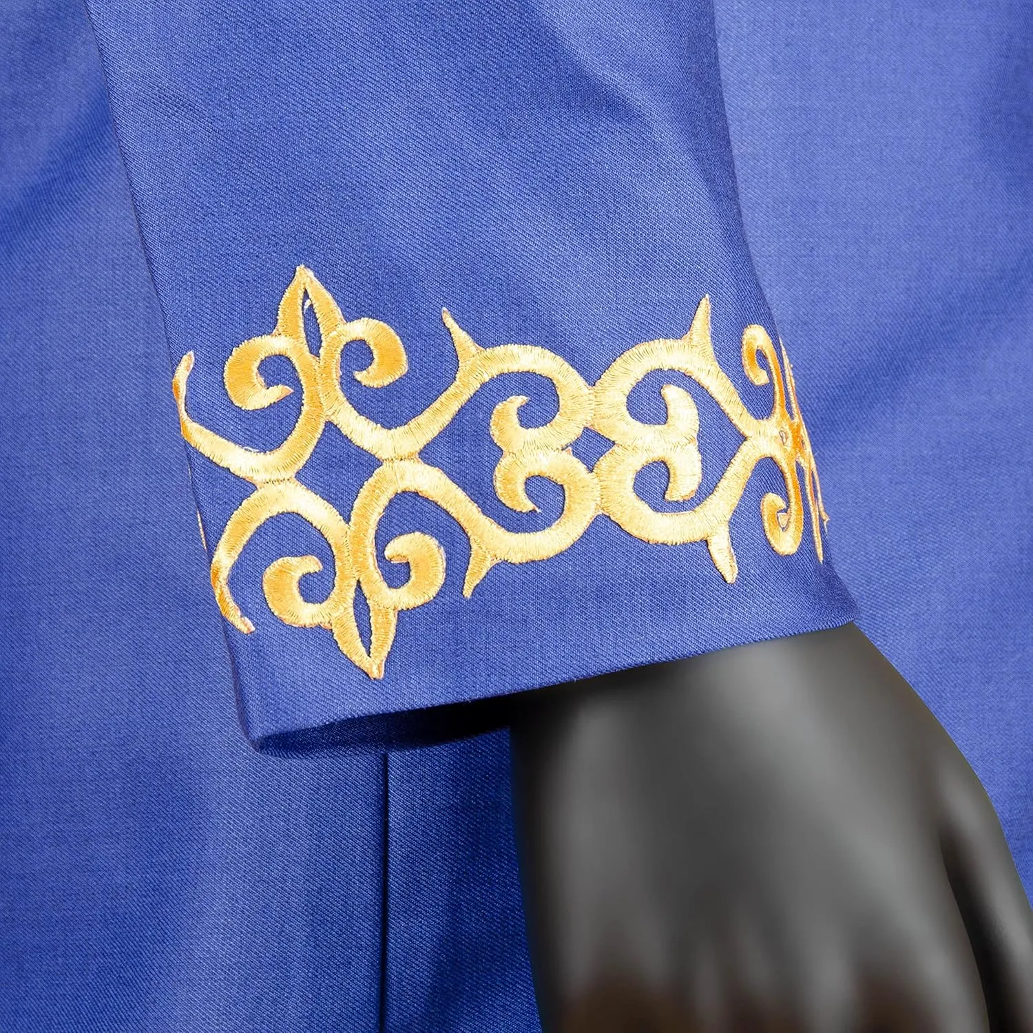 African Suit for Men Jacket and Trousers 2 Piece Set Dashiki Blazer with Kerchief Bazin Riche Kaftan Wedding Evening