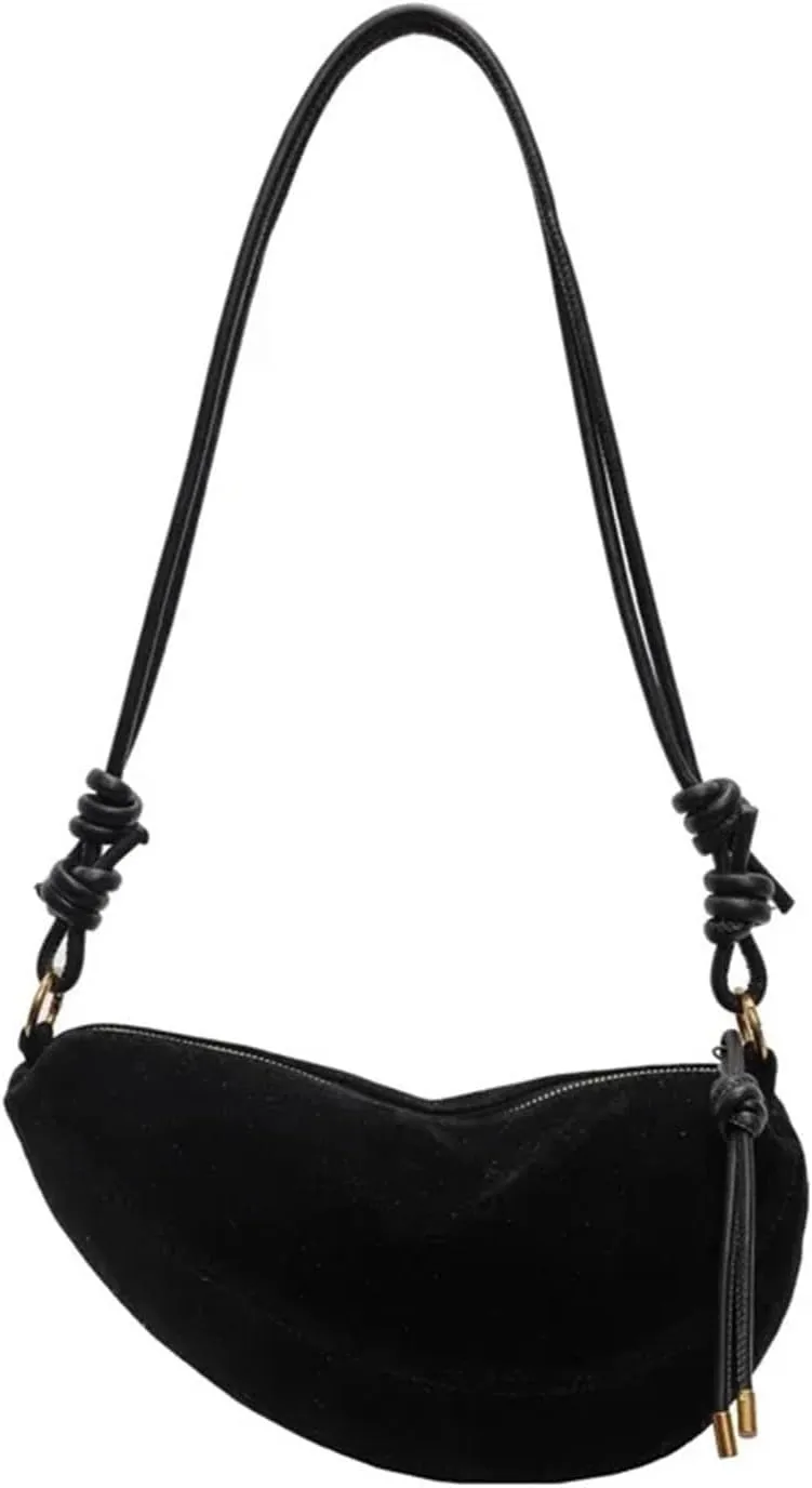 Autumn & Winter Suede Crossbody Bag for Women, Single Shoulder & Underarm Dumpling Bag Well made