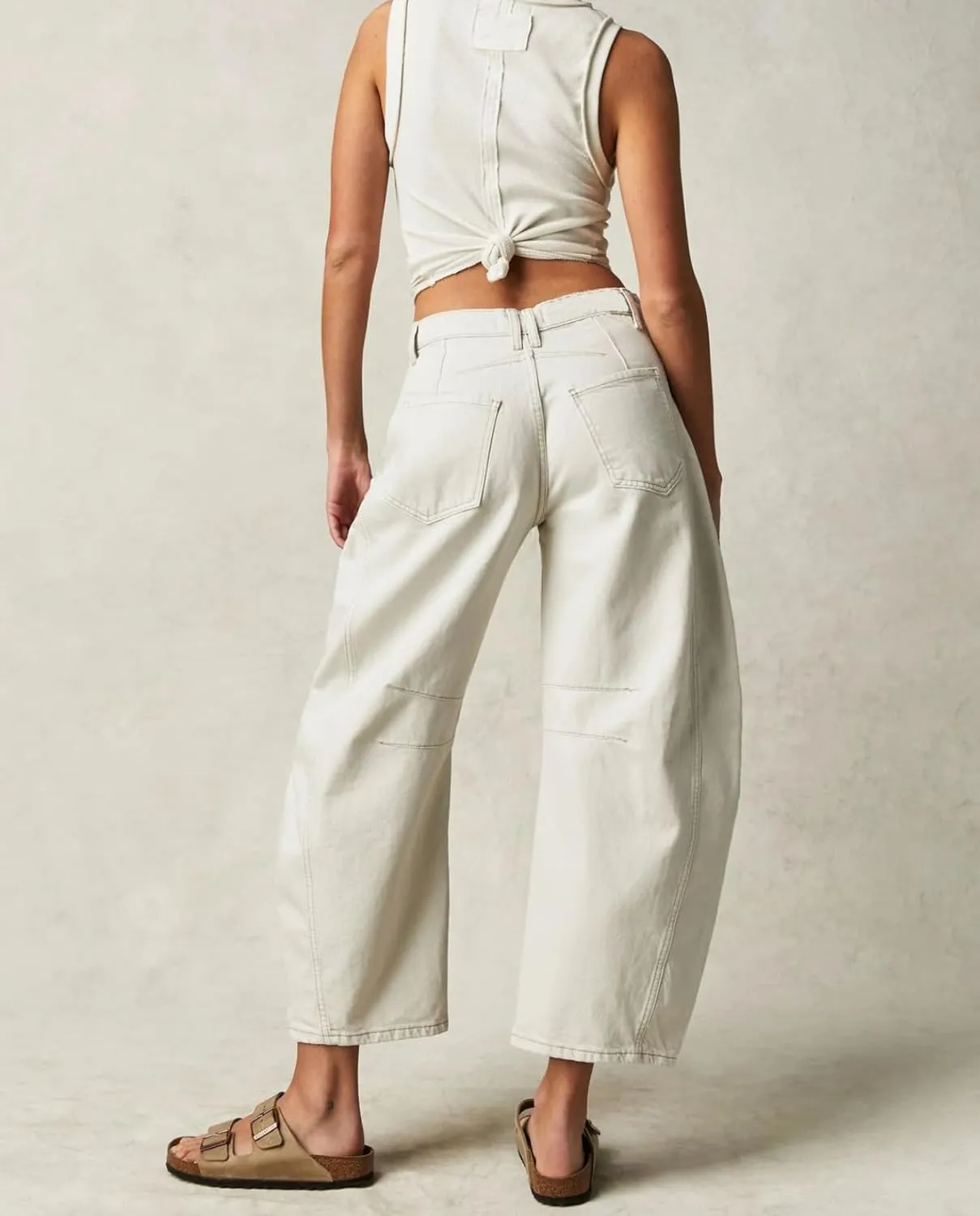 Barrel Jeans Women Baggy Boyfriend Jeans for Women y2k Cargo Wide Leg High Waist Midrise Button Fly 2024 Fall