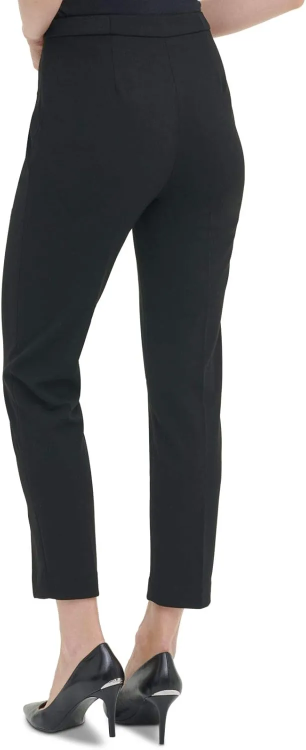 Calvin Klein Women's Misses Pant with Slit and Set Waist
