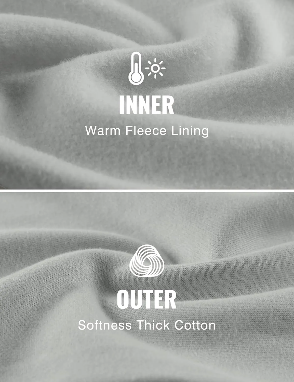CRZ YOGA Cotton Fleece Lined Sweatpants Women 30" Straight Leg Casual Lounge Sweat Pants for Women
