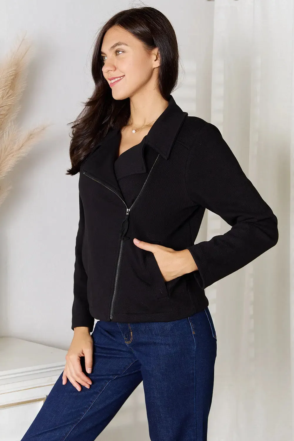 Culture Code Zip-Up Jacket with Pockets  Stylish & Functional