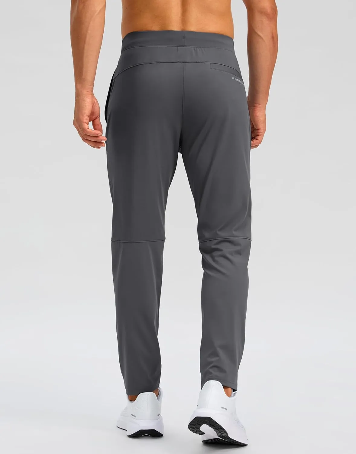 G Gradual 30"/32"/34" Inseam Tall Mens Sweatpants with Zipper Pockets Stretch Golf Workout Pants for Men Casual Athletic