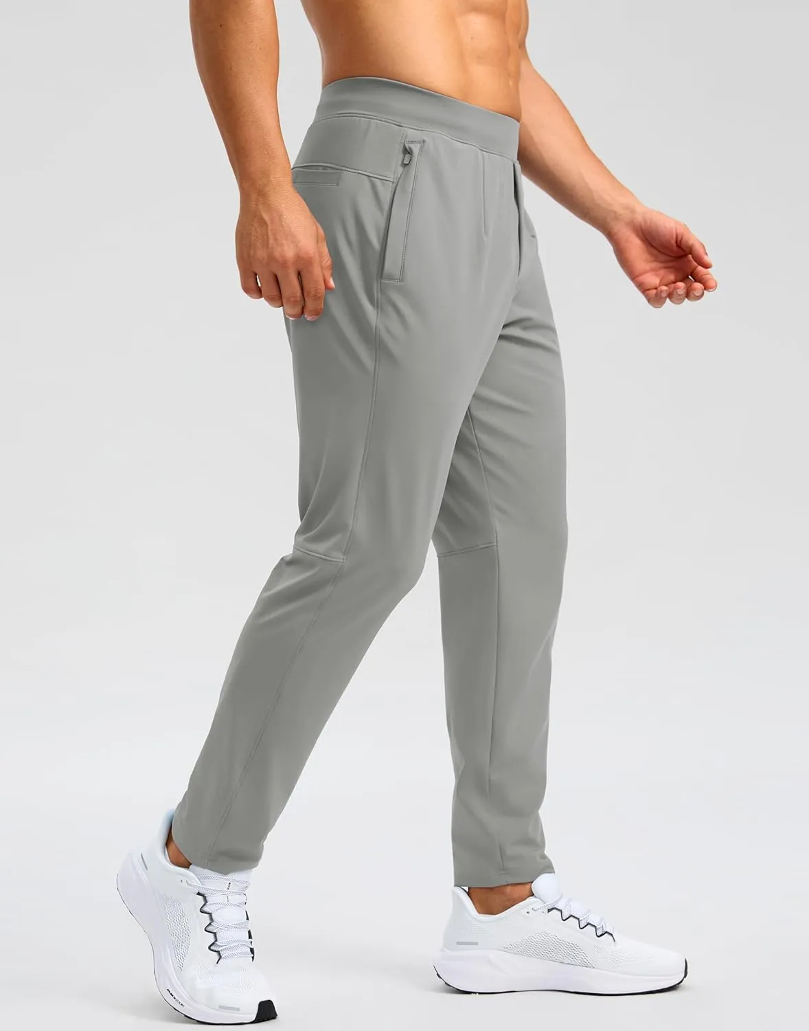 G Gradual 30"/32"/34" Inseam Tall Mens Sweatpants with Zipper Pockets Stretch Golf Workout Pants for Men Casual Athletic