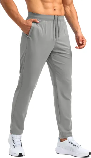 G Gradual 30"/32"/34" Inseam Tall Mens Sweatpants with Zipper Pockets Stretch Golf Workout Pants for Men Casual Athletic