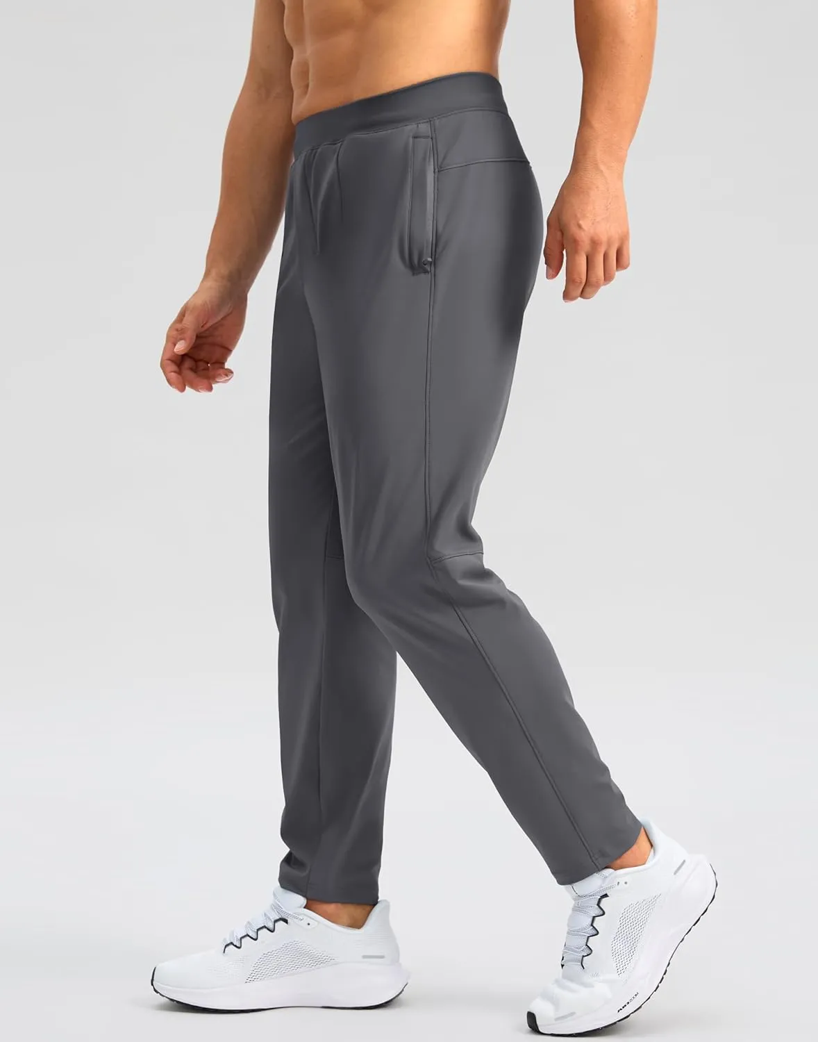G Gradual 30"/32"/34" Inseam Tall Mens Sweatpants with Zipper Pockets Stretch Golf Workout Pants for Men Casual Athletic