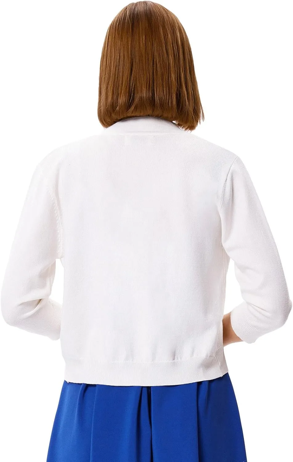 GRACE KARIN Women 2 Pack 3/4 Sleeve Cardigan Sweater Cropped Shrug for Dress Tops S-2XL