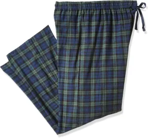 Hanes Ultimate Men's Flannel Pant, Black/White, Small