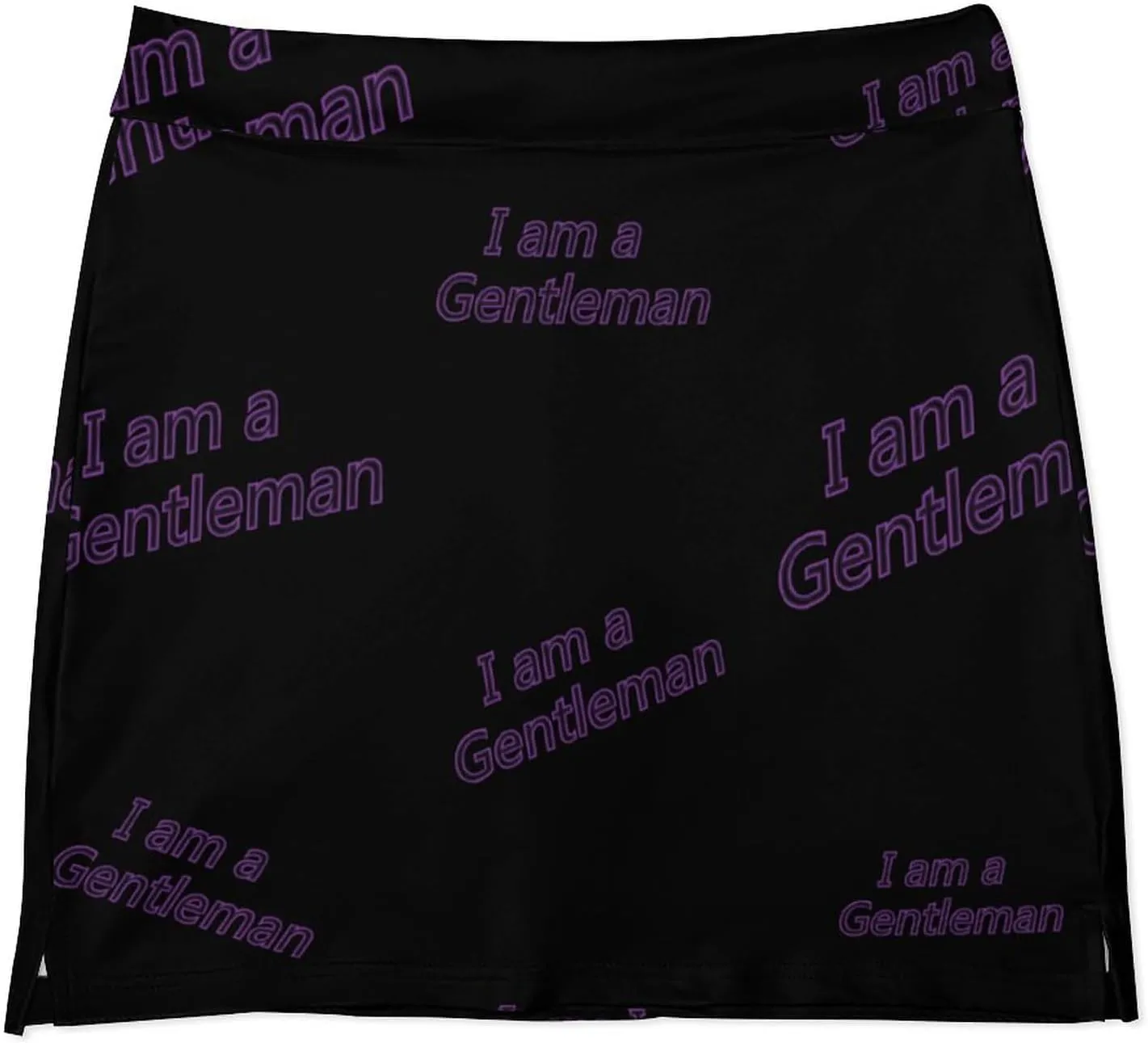 I Am A Gentleman Women's Skort Athletic Skirt Golf Skorts A-line Skirts with Built-in Shorts Pockets