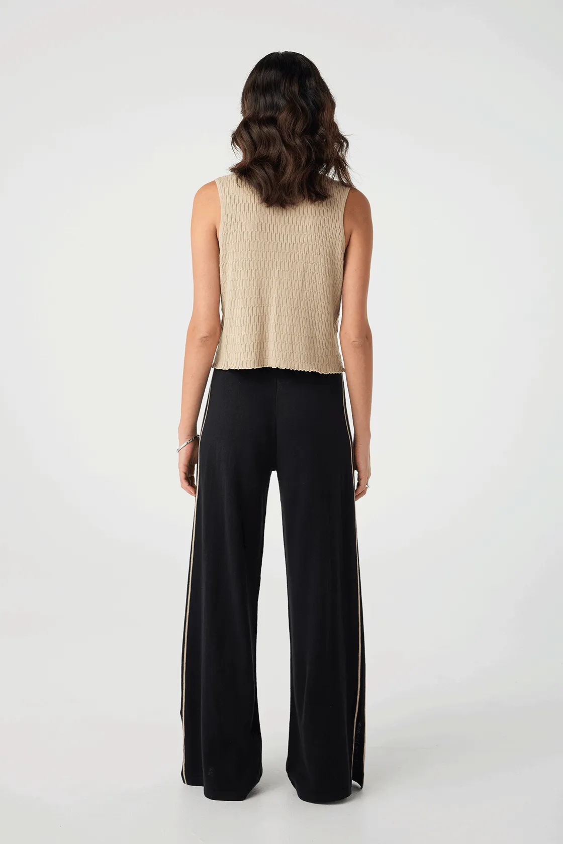 Jude Reversible Vest - Taupe