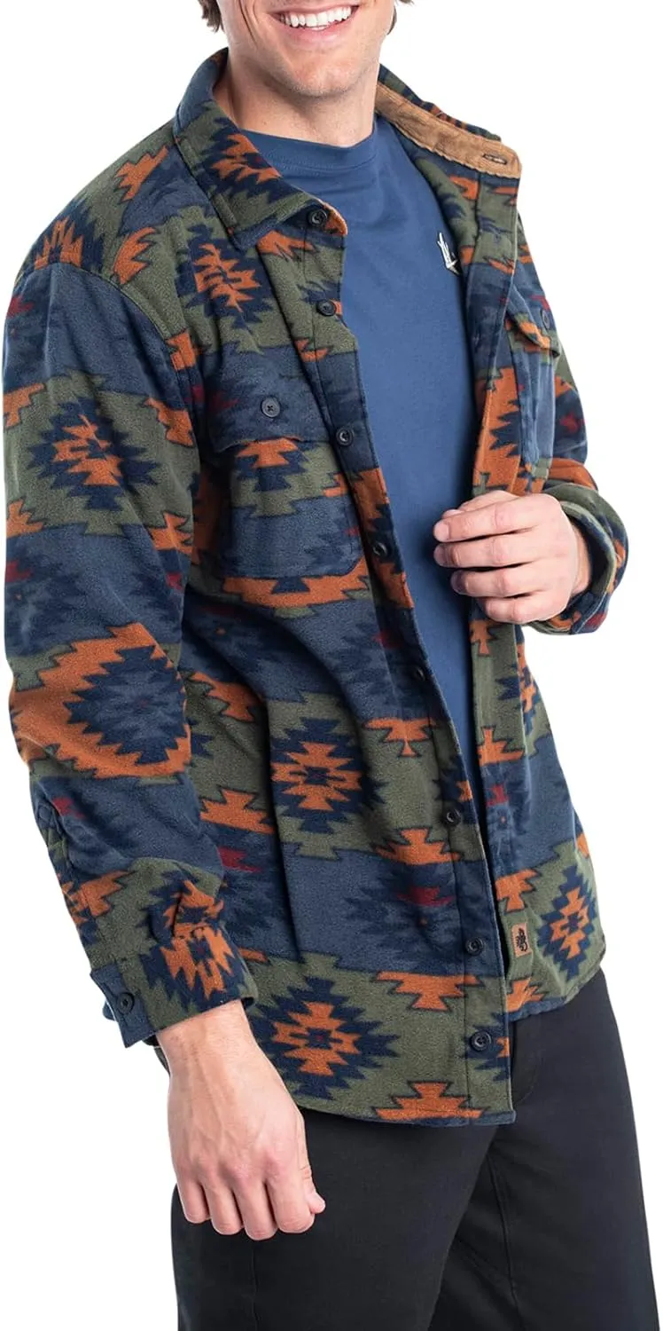Legendary Whitetails Men's Navigator Fleece Button Up Shirt
