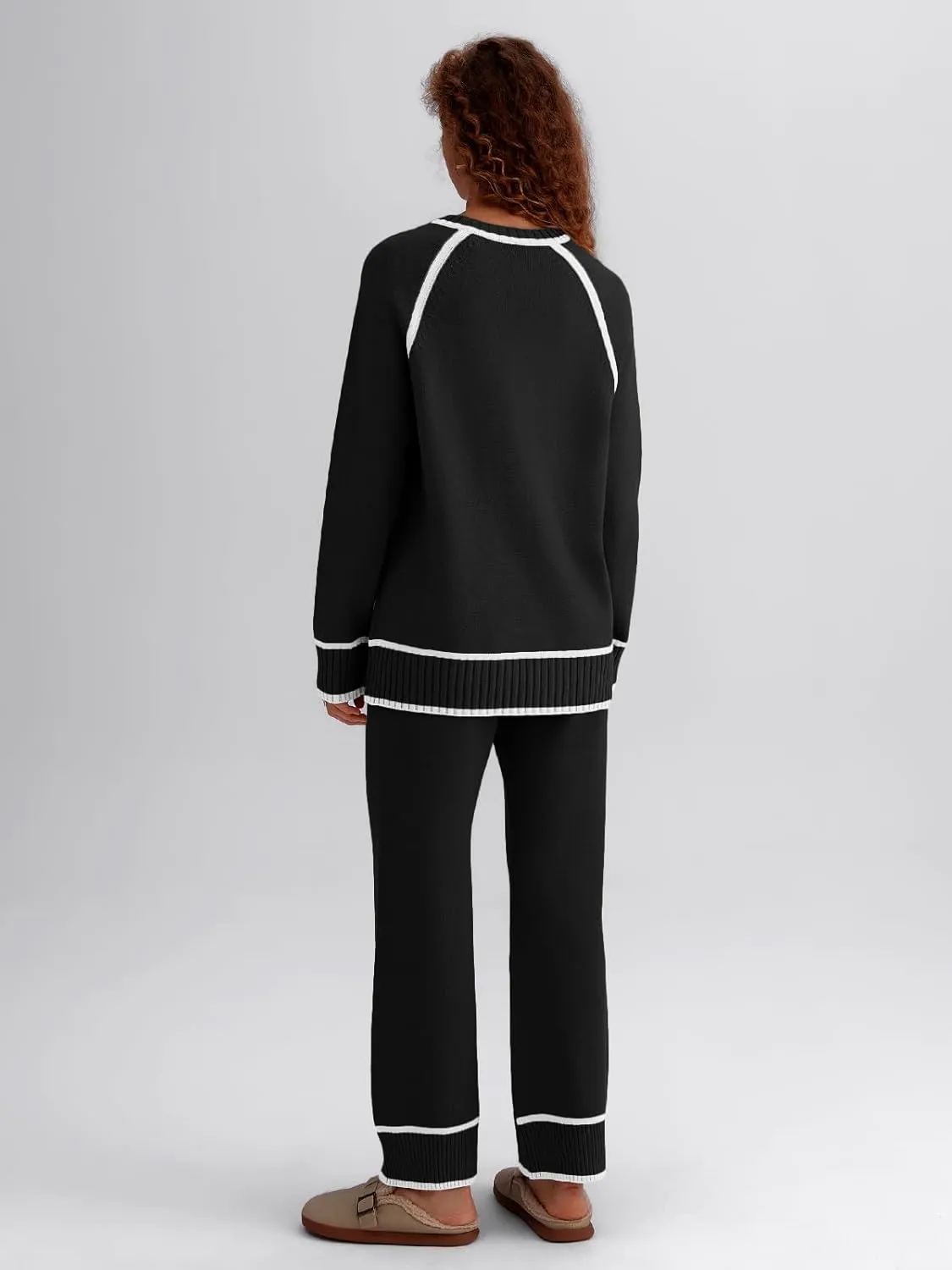 LILLUSORY 2 Piece Knit Lounge Set Womens Matching Sweater Sets