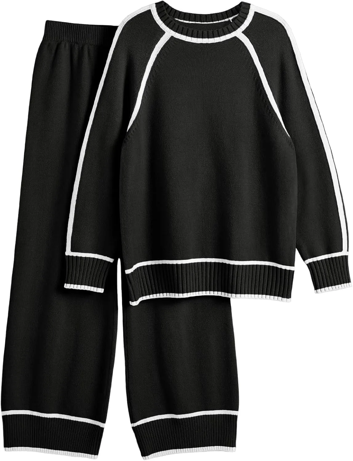 LILLUSORY 2 Piece Knit Lounge Set Womens Matching Sweater Sets