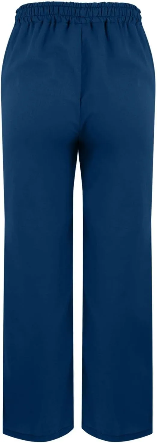 Linen Pants for Women 2025 Summer Elastic High Waist Split Hem Pants Casual Loose Fit Drawstring Trousers with Pocket