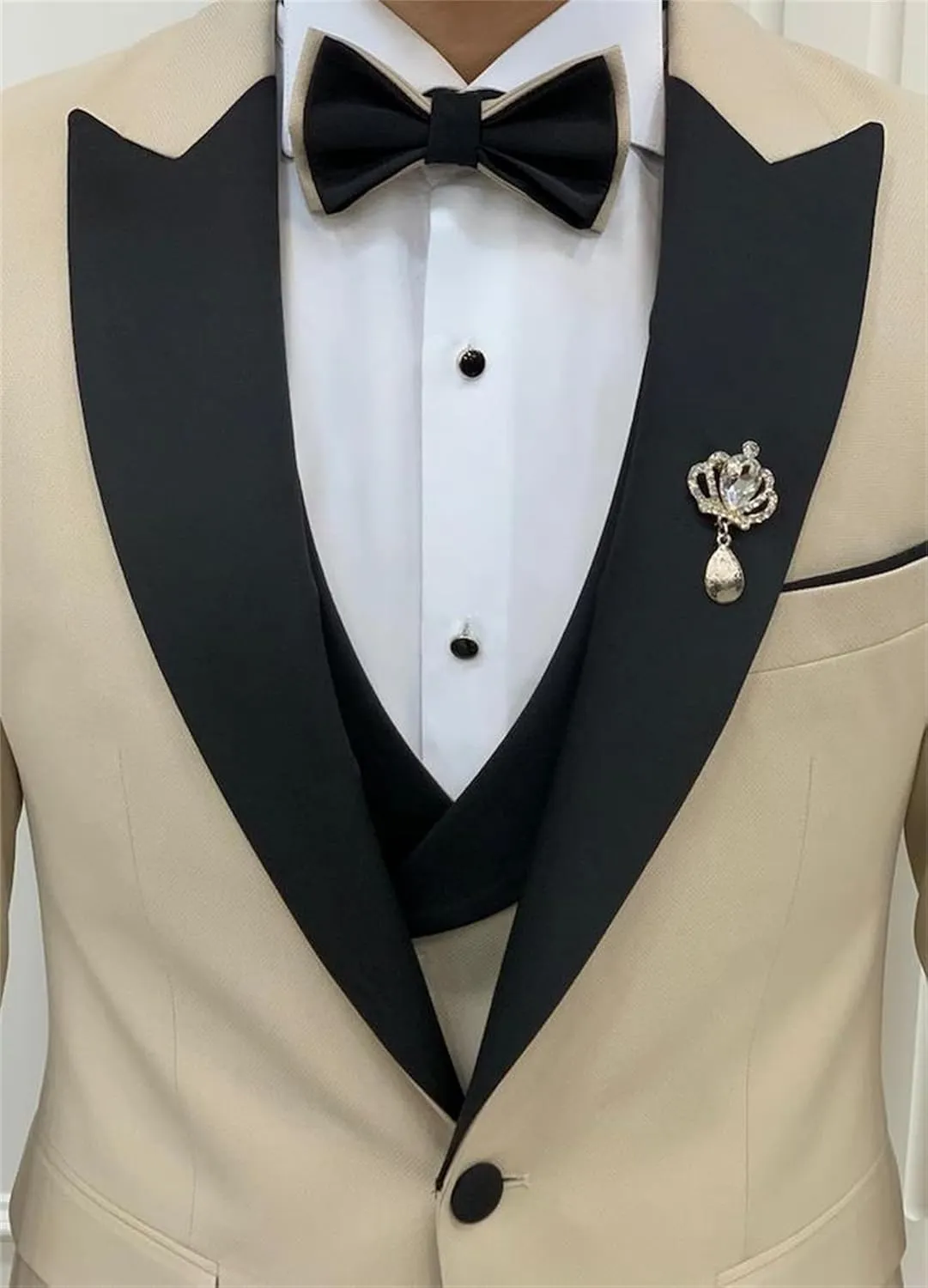 Men Suits Regular Fit 3 Piece Pant Suit Set Wedding Tuxedo Blazer Double Breasted Vest Prom Jacket Mens Formal Suits Outfits
