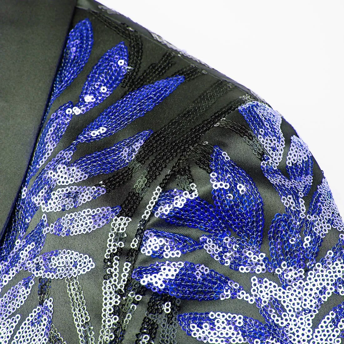Men's High-end Positioning Sequins Luxury Suits One Button Shawl Lapel Blazer Jacket Pants,Men Tuxedo Suit Set
