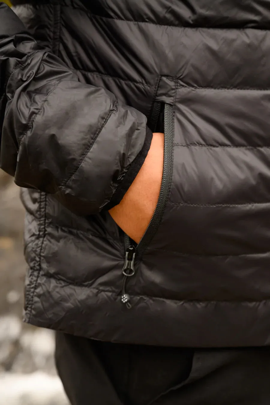 Mens Mac in a Sac Polar Reversible Black/Charcoal