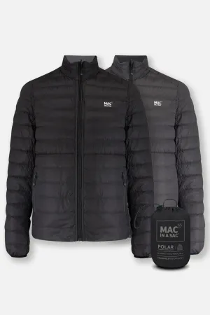 Mens Mac in a Sac Polar Reversible Black/Charcoal