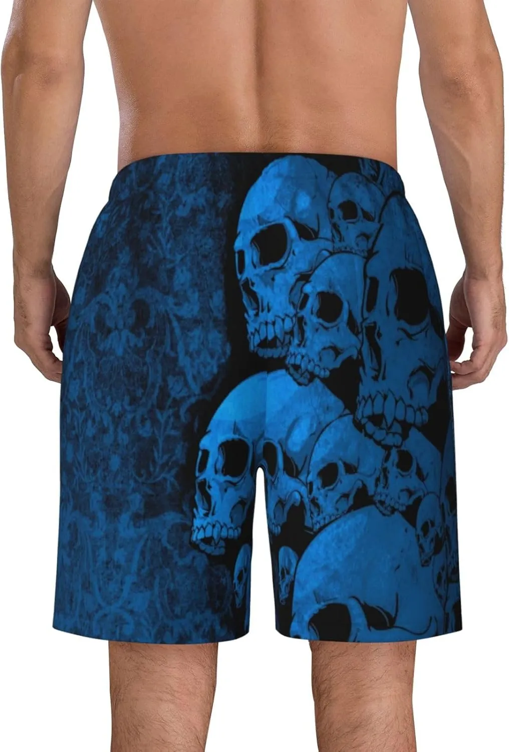 Mens Swim Trunks with Mesh Lining,Quick Dry Swimsuit Board Shorts Beach Pants Swimwear Bathing Suits