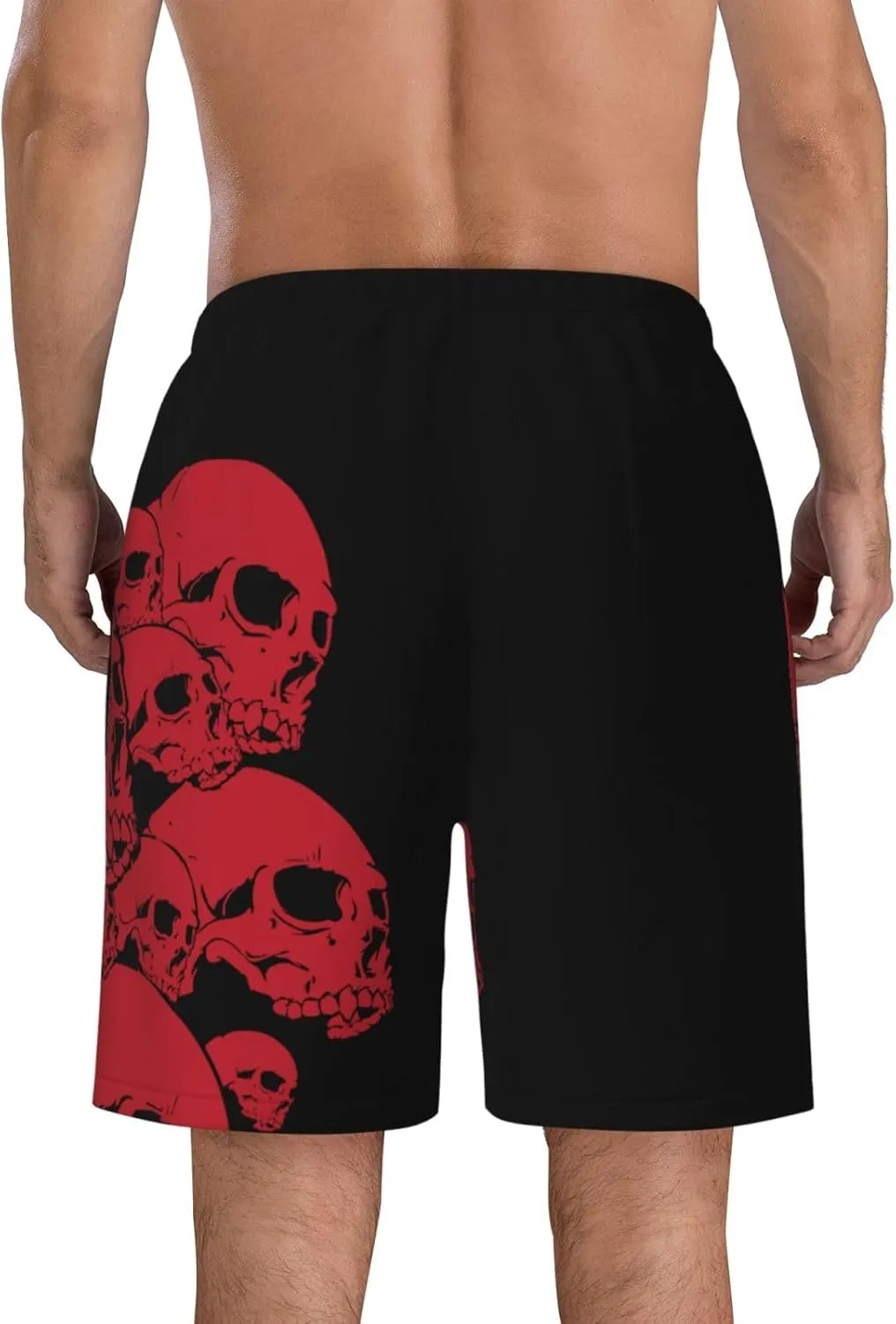 Mens Swim Trunks with Mesh Lining,Quick Dry Swimsuit Board Shorts Beach Pants Swimwear Bathing Suits
