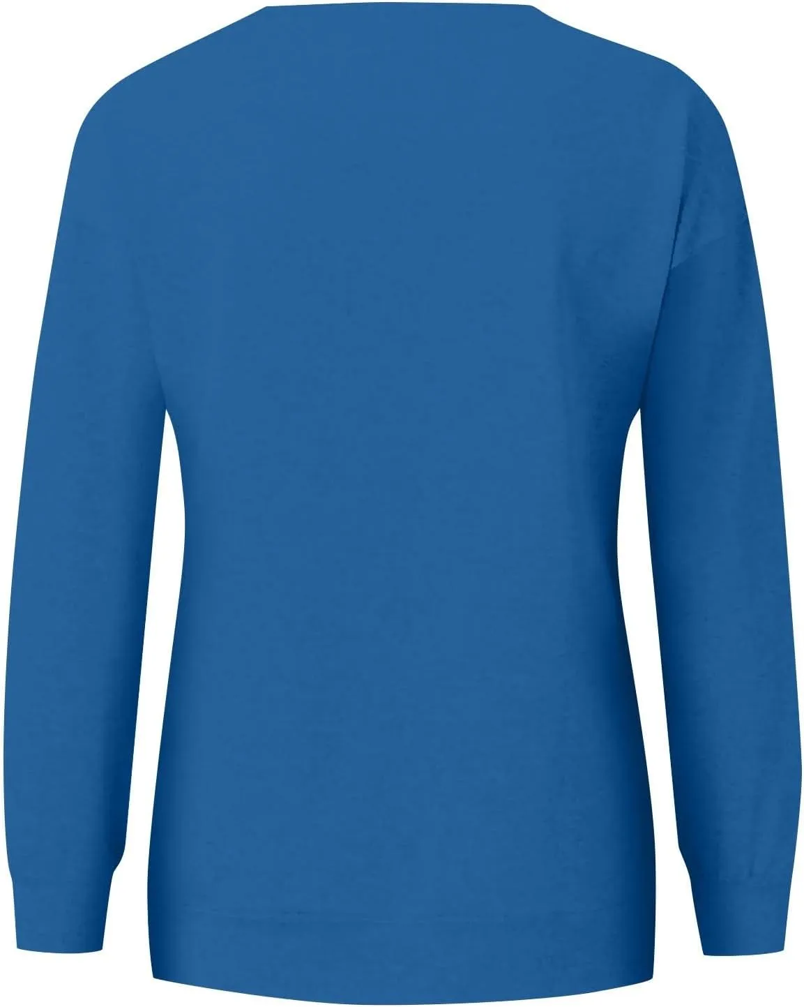 Oversized Sweatshirt for Women Fleece Crewneck Sweatshirts with Pocekt No Hood Casual Comfy Long Sleeve Pullover Tops