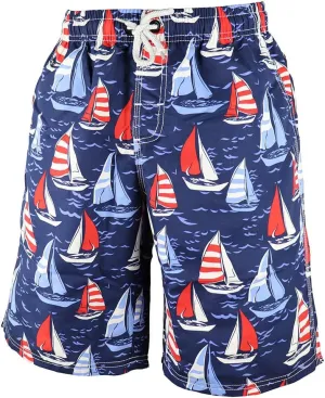 PREFER TO LIFE Men's Board Shorts, Quick Dry Swimwear Beach Holiday Party Bermuda Swim Big Pants 