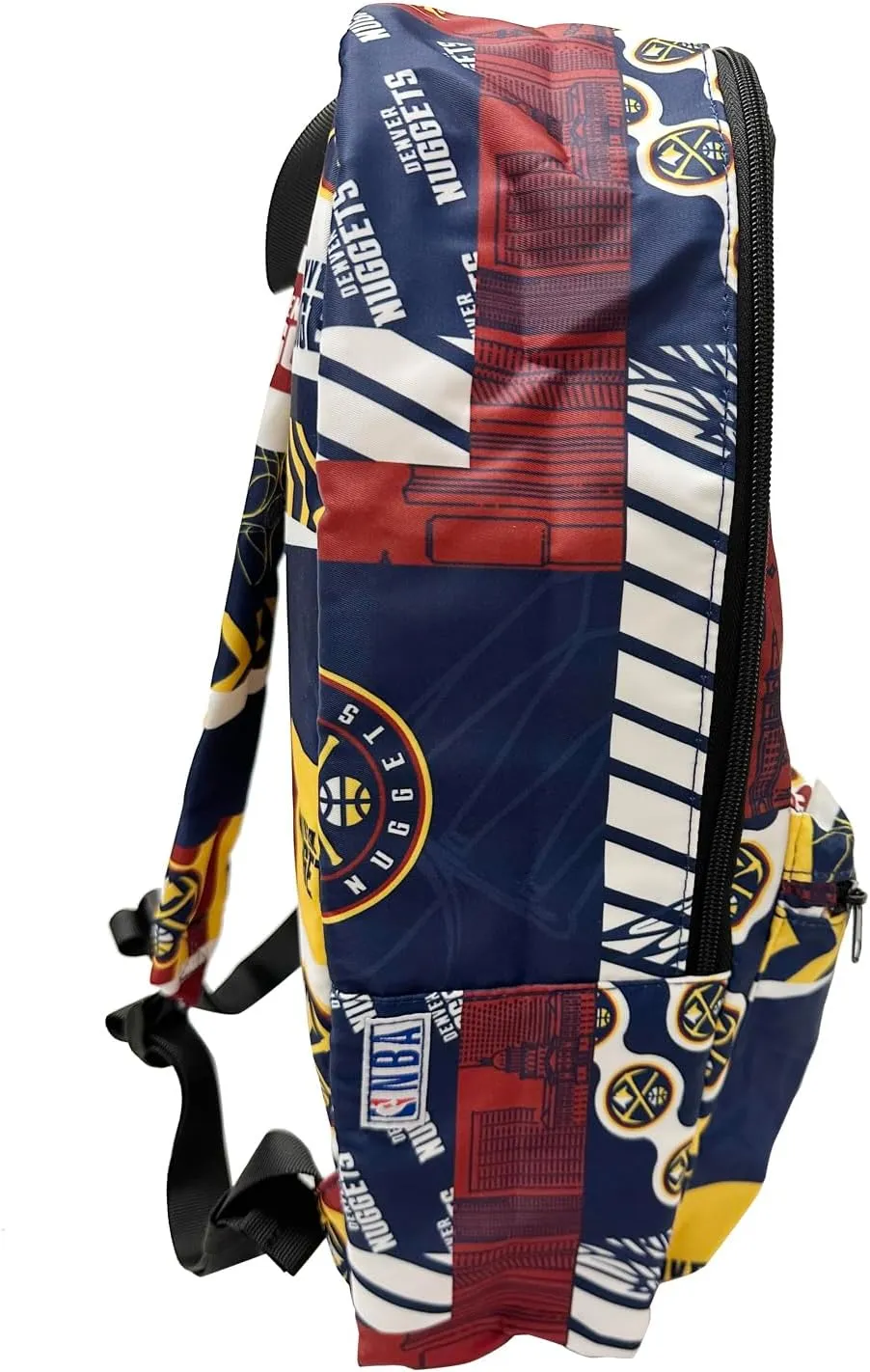 Pro Specialties Group Denver Nuggets basketball travel backpack, hiking, gym Backpack durable bag designed for men and women. Ideal for Adults, extra-large & waterproof use for various activities