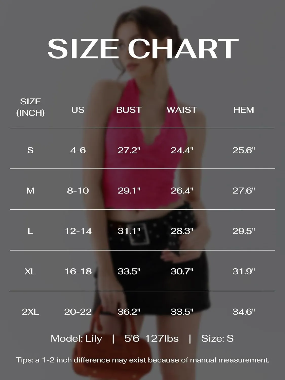 REORIA Womens Sexy V Neck Lace Halter Backless Going Out Double Lined Y2K Trendy Cropped Tank Tops