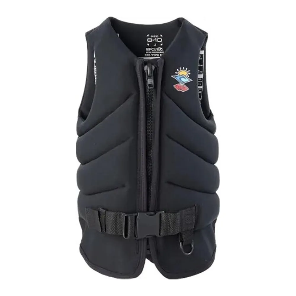 RIP CURL BOYS DAWN PATROL BUOYANCY VEST - BLACK
