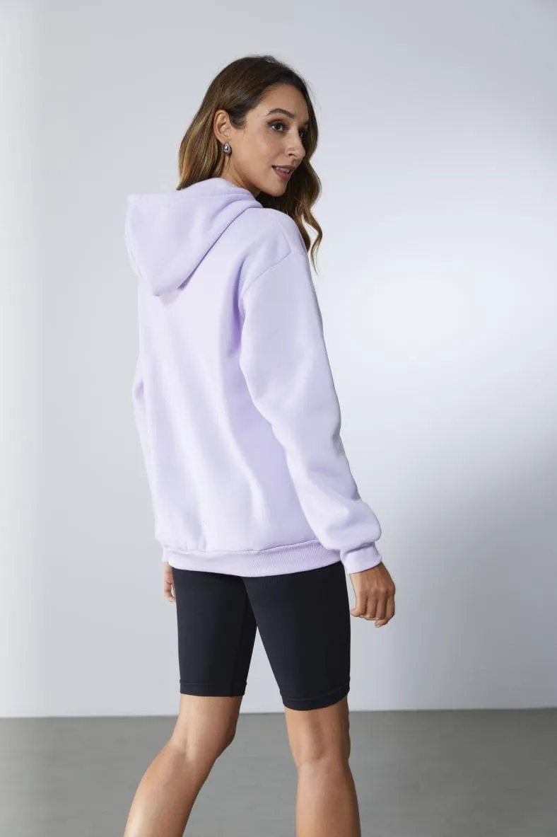 SOLY HUX Women's Casual Hoodies Sweatshirts Long Sleeve Basic Pullover Tops With Kangaroo Pockets Winter Fall Clothes