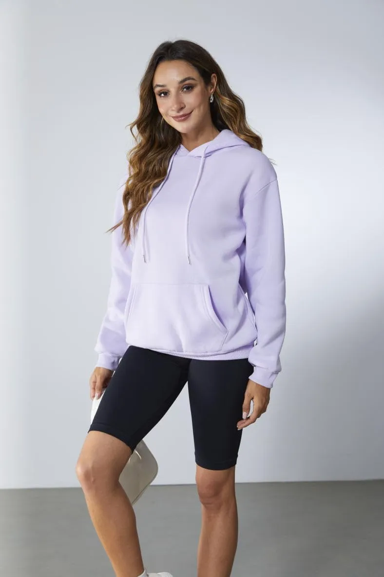 SOLY HUX Women's Casual Hoodies Sweatshirts Long Sleeve Basic Pullover Tops With Kangaroo Pockets Winter Fall Clothes