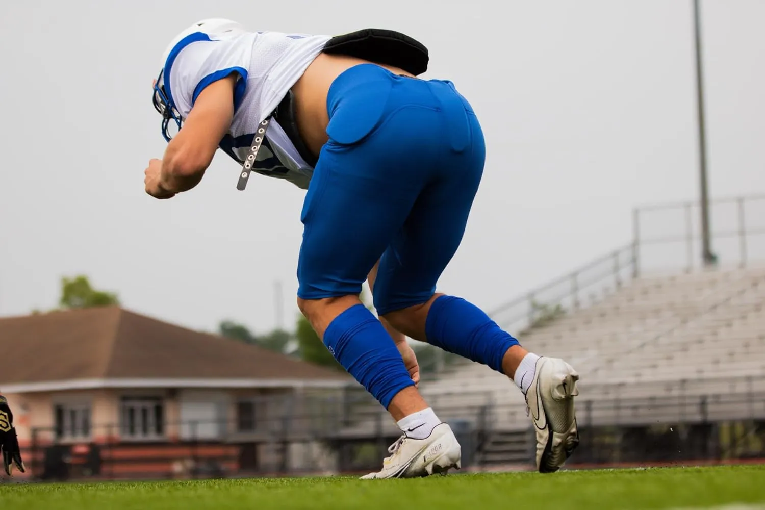 Sports Unlimited Double Knit Integrated Adult Football Pants, Men Football Practice Pants