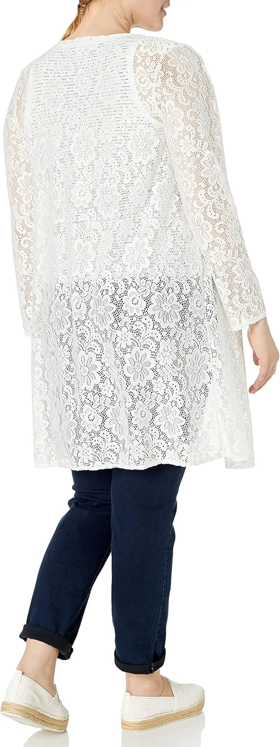 Star Vixen Women's Long Sleeve Open Front Cardigan