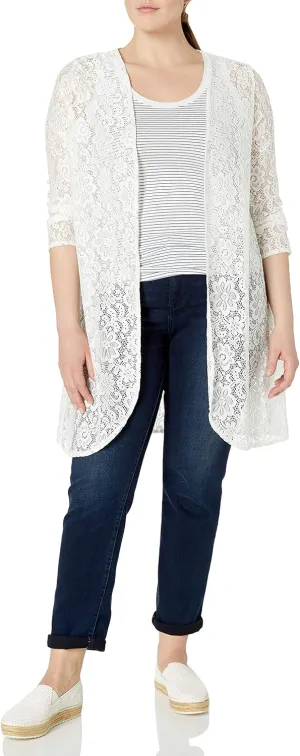 Star Vixen Women's Long Sleeve Open Front Cardigan
