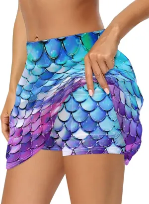 Tennis Skirt High Waisted for Women with Pockets Inner Shorts A Line Pickleball Golf Athletic Skort