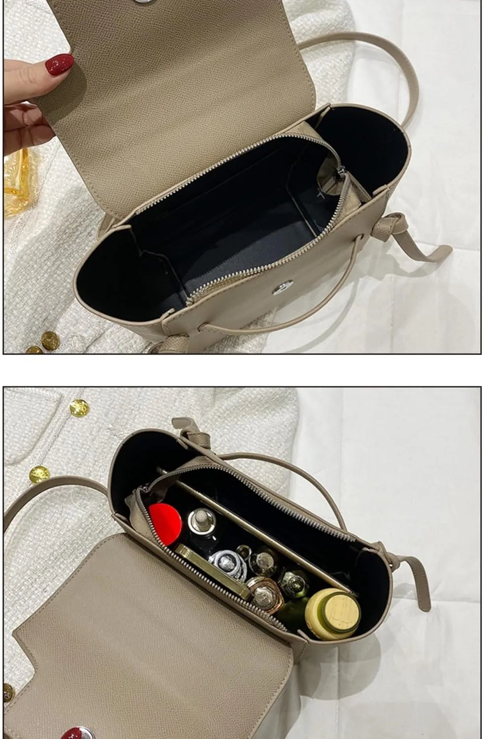 Tote Bag for Women Top Handle Handbag Crossbody Bags for Women Leather Shoulder Bags Hobo Well made