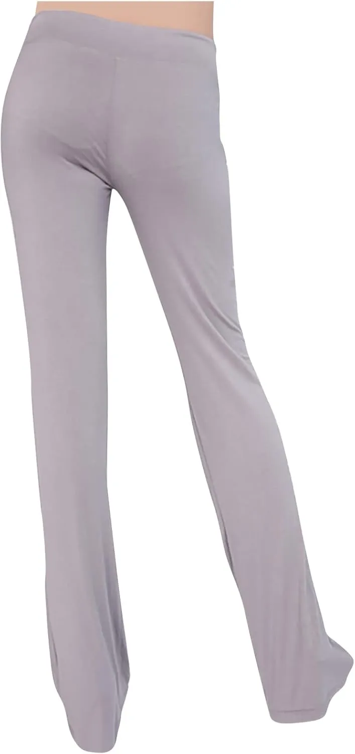 Uillui Wide Leg Pants for Women Casual Loose Yoga Sweatpants Comfy Palazzo Lounge Flowy Pant High Waist Capri Slacks Trouser