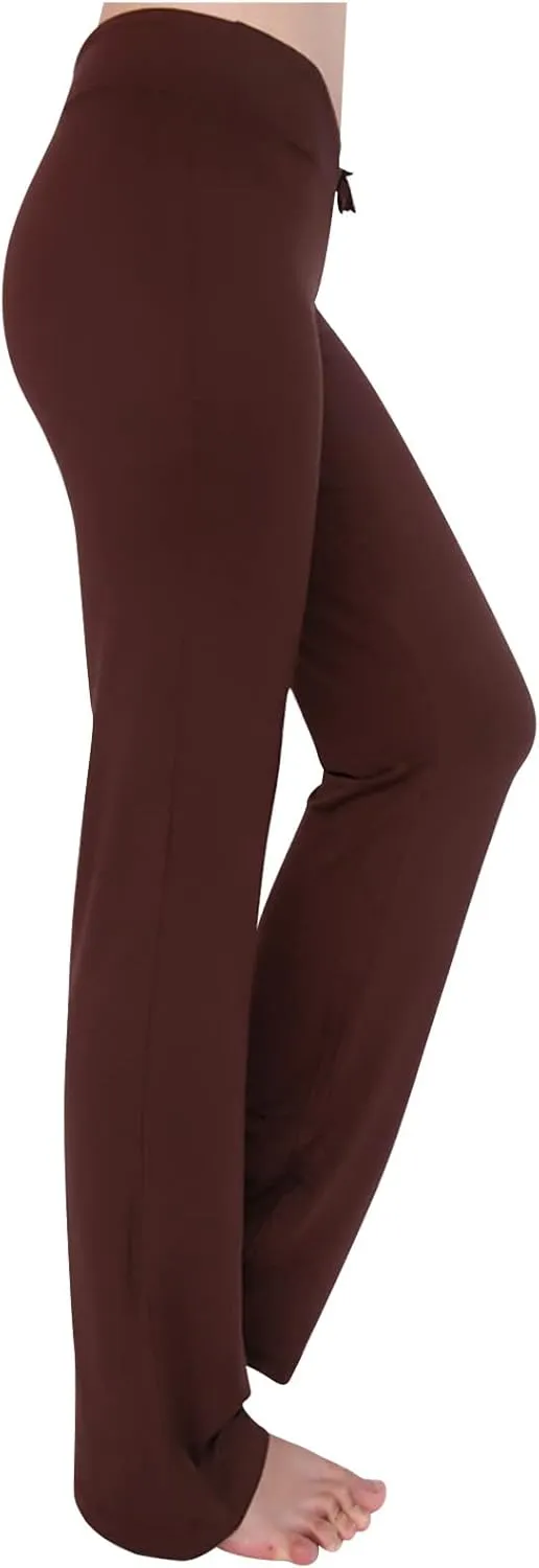 Uillui Wide Leg Pants for Women Casual Loose Yoga Sweatpants Comfy Palazzo Lounge Flowy Pant High Waist Capri Slacks Trouser