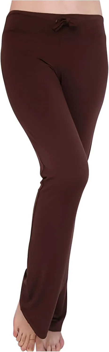 Uillui Wide Leg Pants for Women Casual Loose Yoga Sweatpants Comfy Palazzo Lounge Flowy Pant High Waist Capri Slacks Trouser