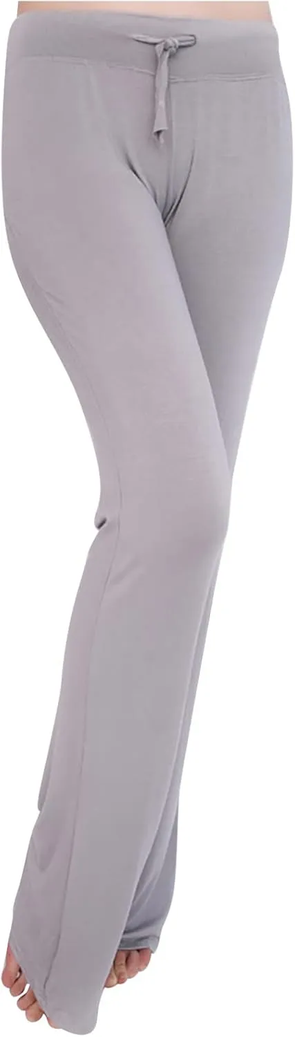 Uillui Wide Leg Pants for Women Casual Loose Yoga Sweatpants Comfy Palazzo Lounge Flowy Pant High Waist Capri Slacks Trouser