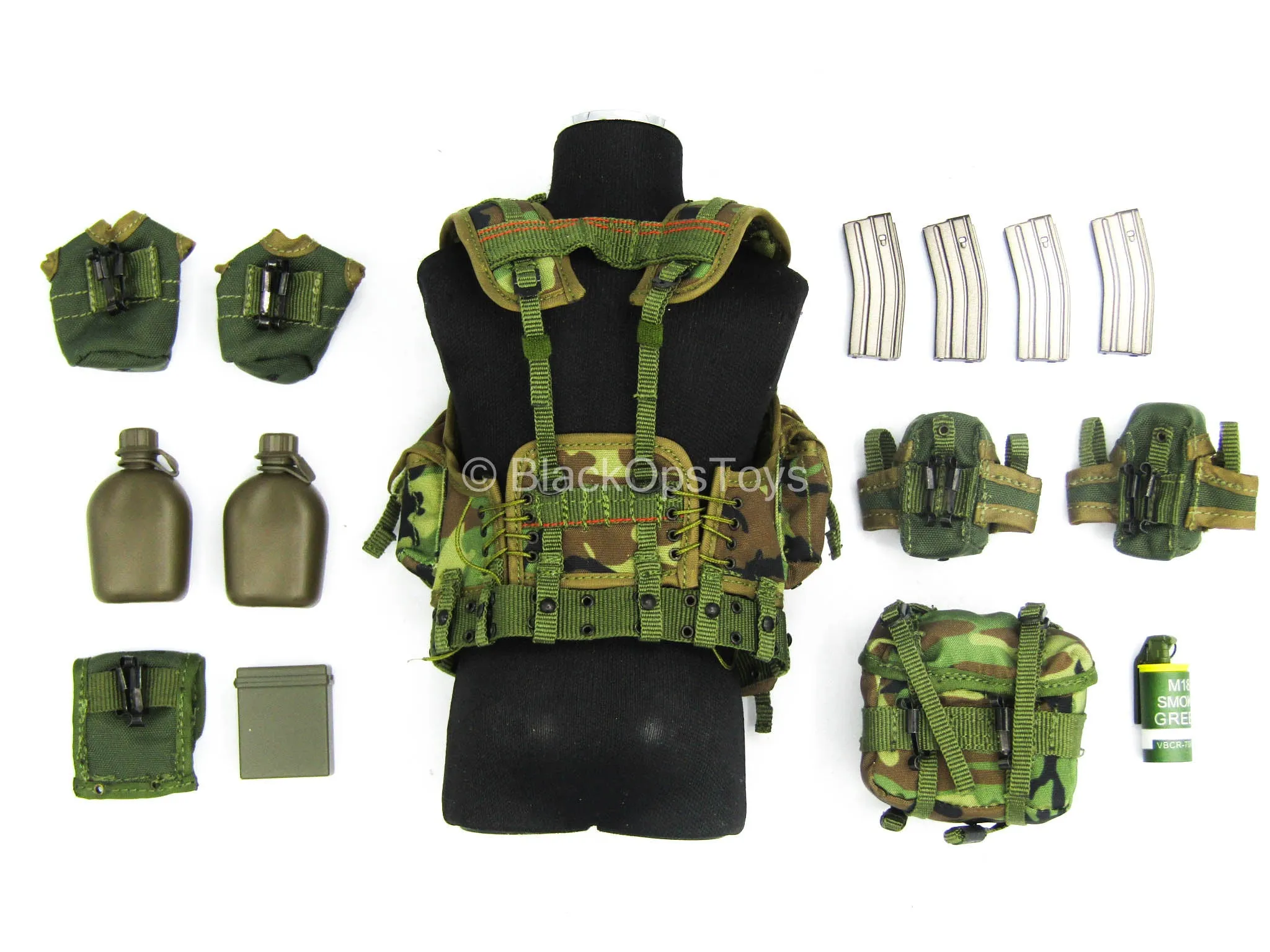 US Marine Gunnery Sergeant Crews - Woodland Combat Vest