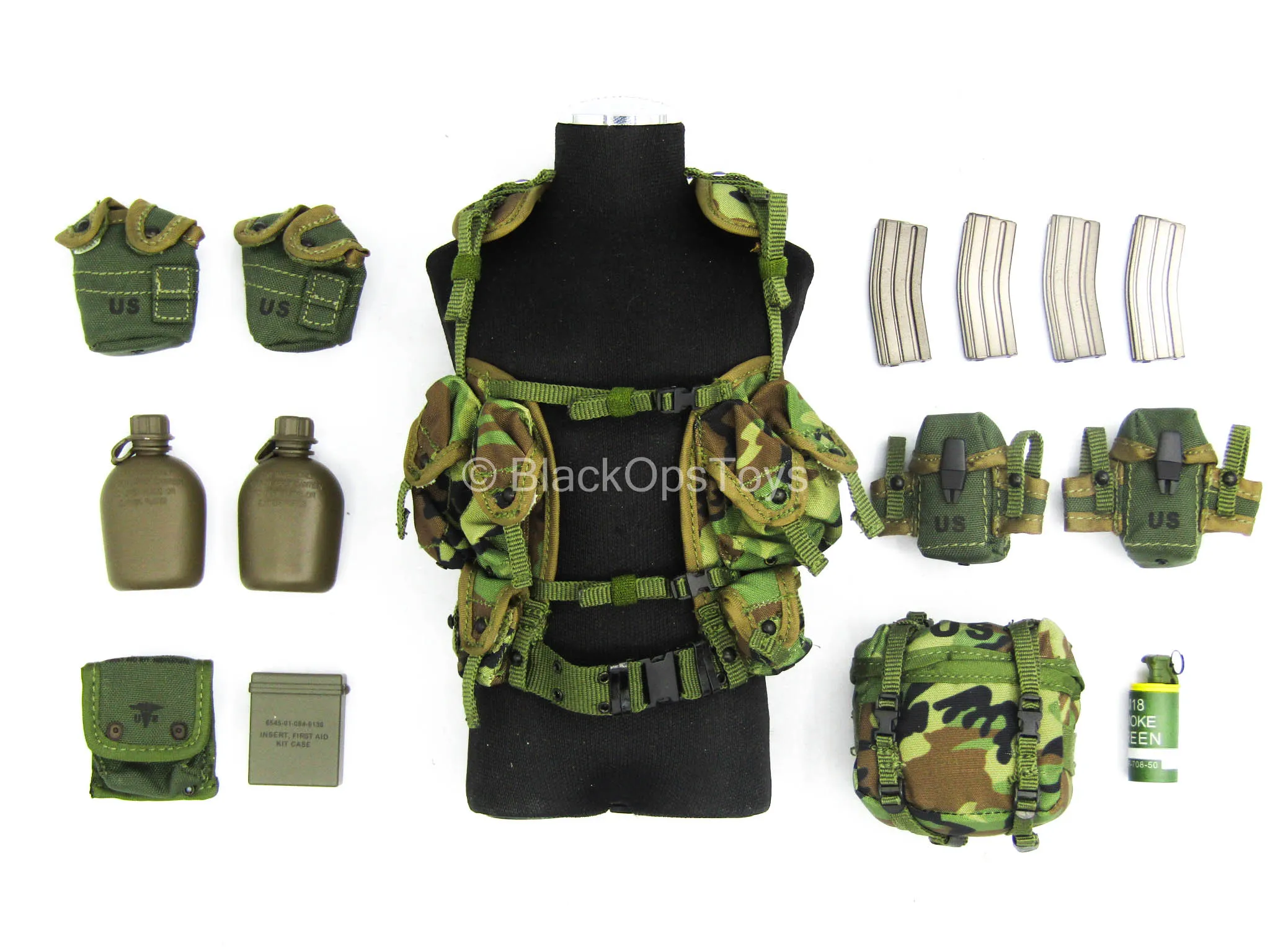 US Marine Gunnery Sergeant Crews - Woodland Combat Vest