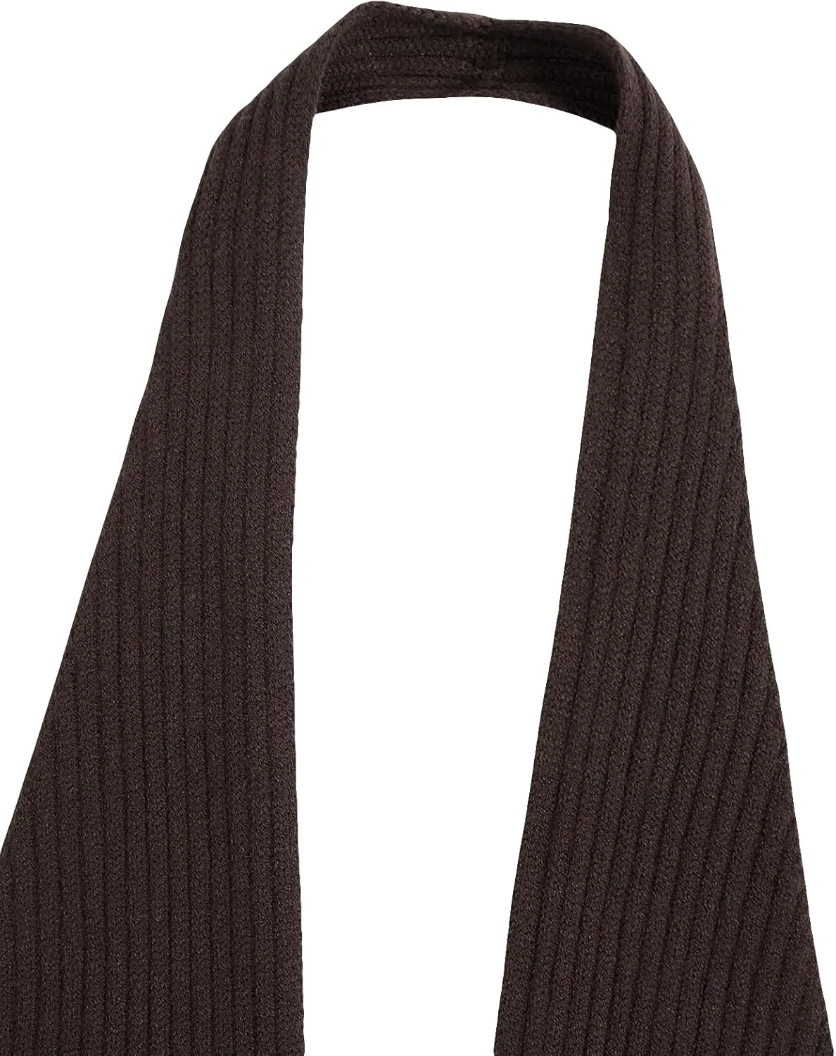 Verdusa Women's Old Money Halter Tops Bow Tie Front Backless Deep V Neck Split Knit Vest Trendy