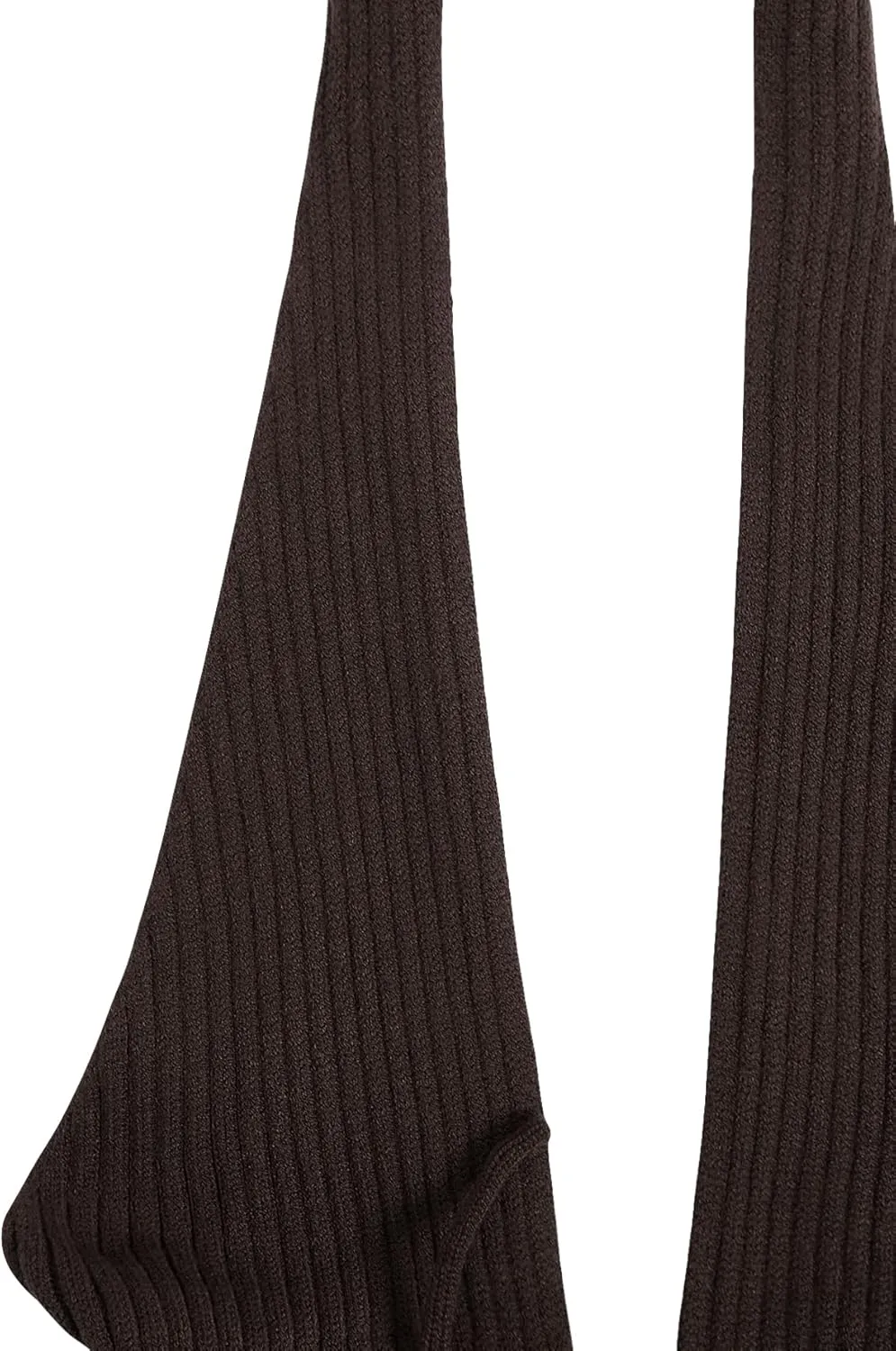 Verdusa Women's Old Money Halter Tops Bow Tie Front Backless Deep V Neck Split Knit Vest Trendy