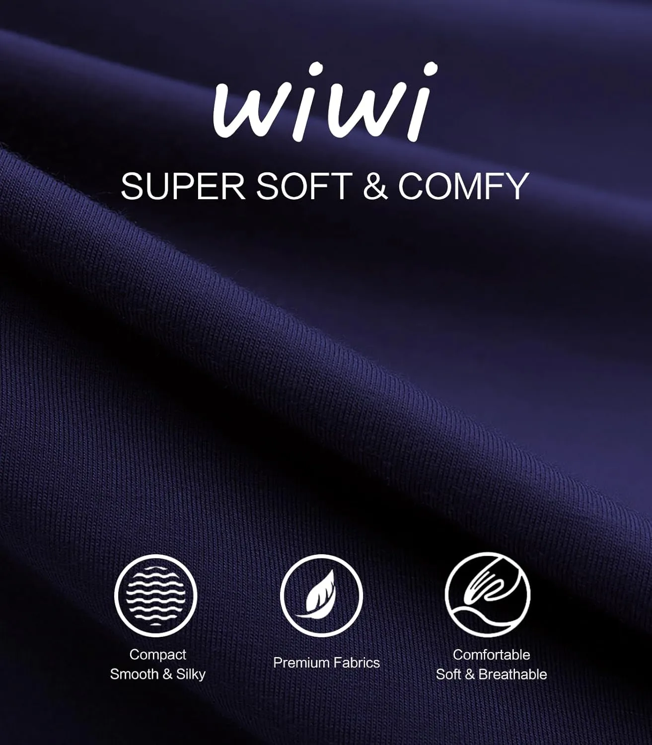 WiWi Viscose from Bamboo Women's Casual Loose Wide Leg Pants Pajama Bottoms Drawstring Sweatpants Palazzo Pjs Bottom S-XXL