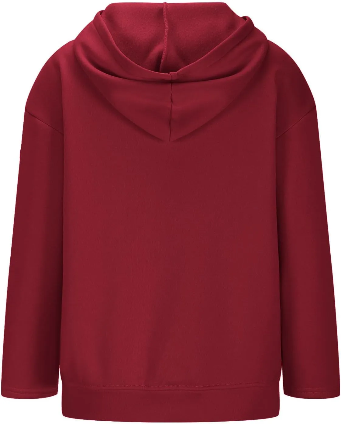 Women Pullover Oversized Sweatshirts Fleece Sweater Long Sleeve Hoodies With Pockets Casual Loose Fall Tops 2024
