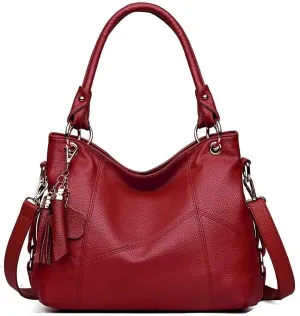Women's Tote Shoulder Bag Handbag Purses Satchel Leather tassel Well made