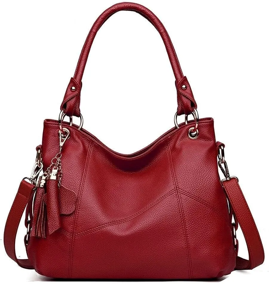 Women's Tote Shoulder Bag Handbag Purses Satchel Leather tassel Well made