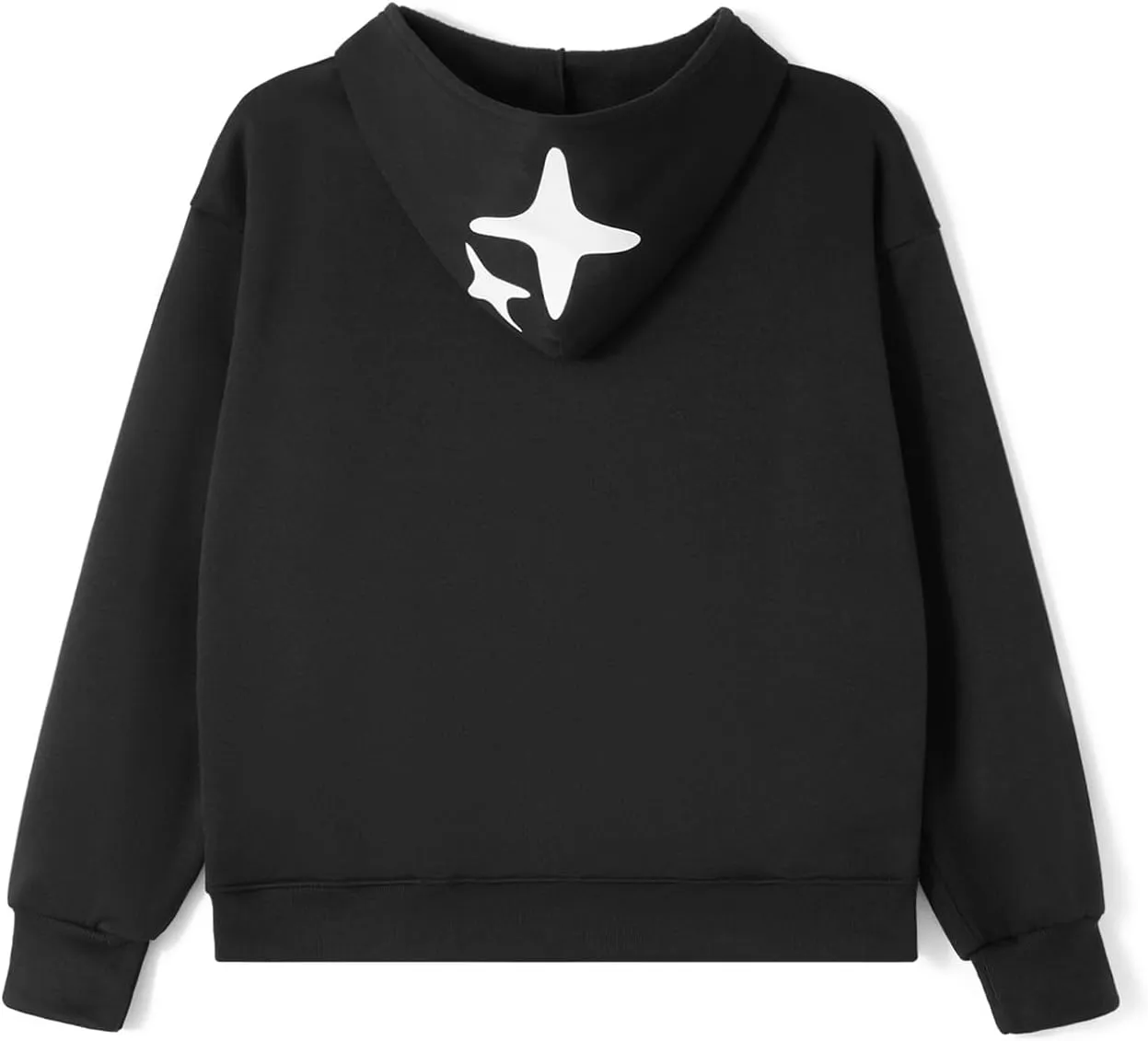Yoawdats Spider Web Hoodie Sweatshirt Y2K Graphic Long Sleeve Punk Tops Men Women Harajuku Oversized Pullover Streetwear
